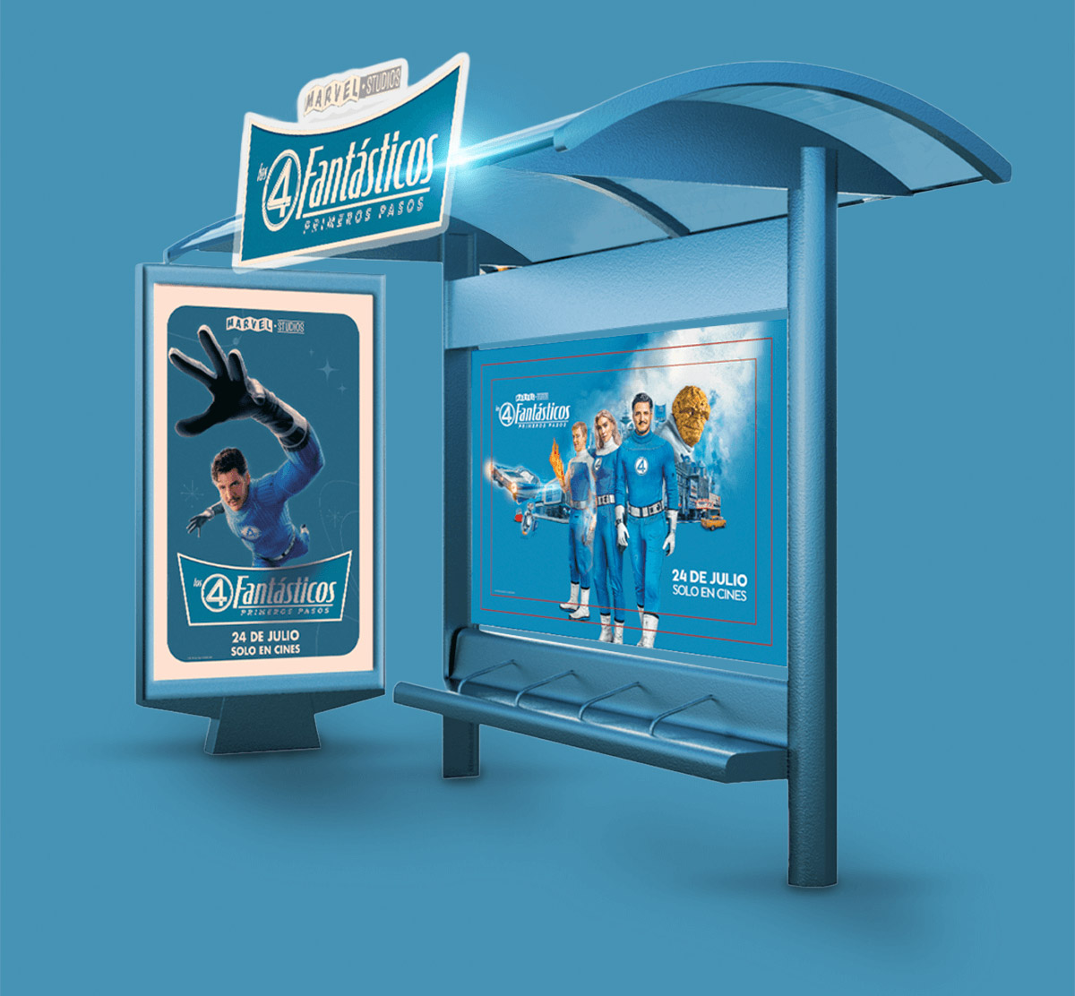 4Fantasticos-03 Parabús de Marvel con arte de 4 Fantásticos adaptado al mercado mexicano