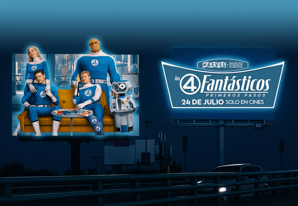 4Fantasticos-05 Espectacular de Marvel con 4 Fantásticos en una campaña de lanzamiento inmersiva