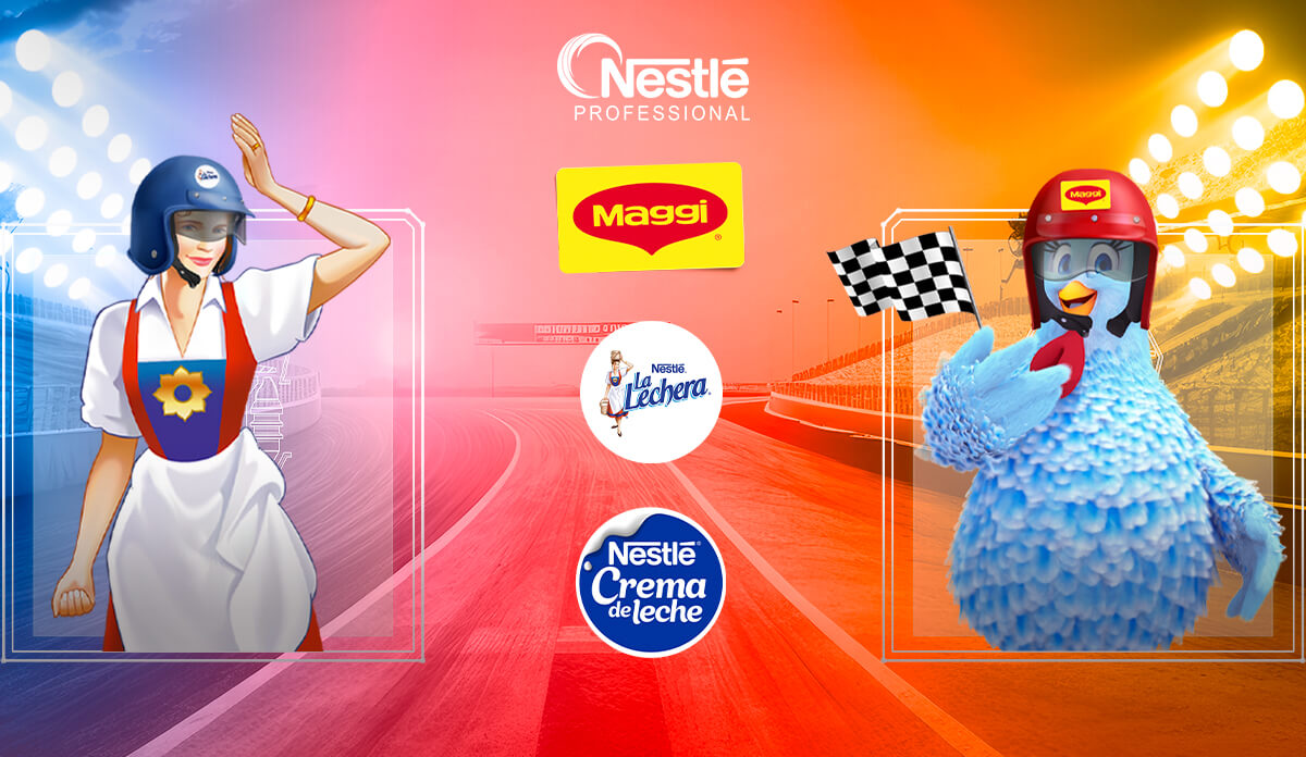 Diapositivas de presentación Maggi, La Lechera y Nestlé