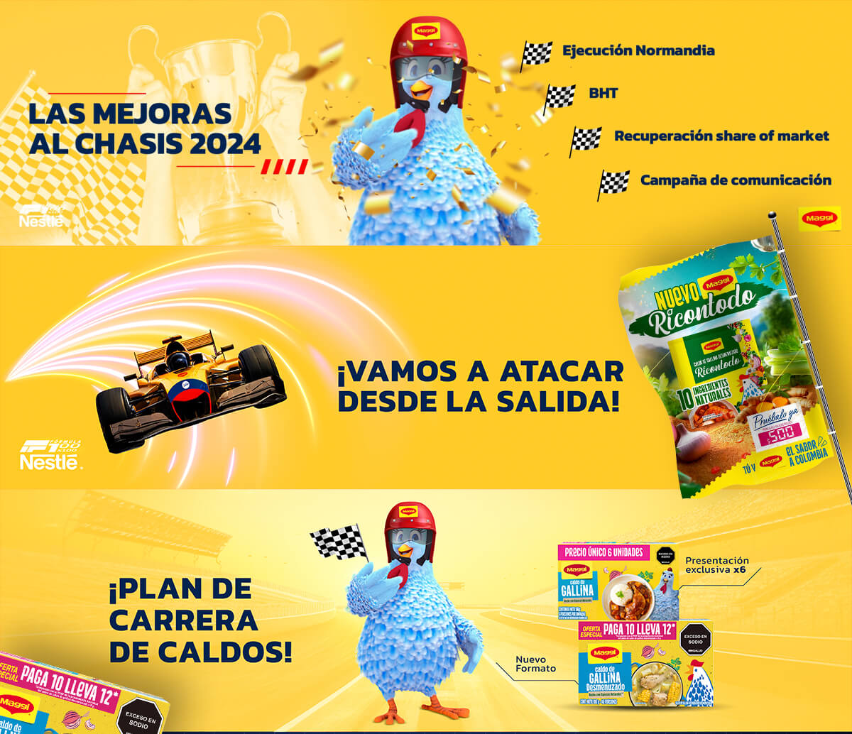 Diseño de presentación para Maggi Nestlé
