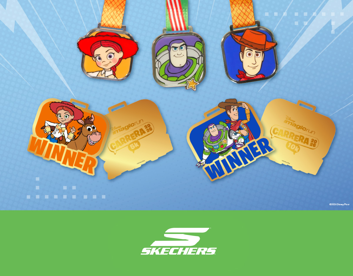 IDMK172_6 Medallas Disney Magic Run inspiradas en Toy Story