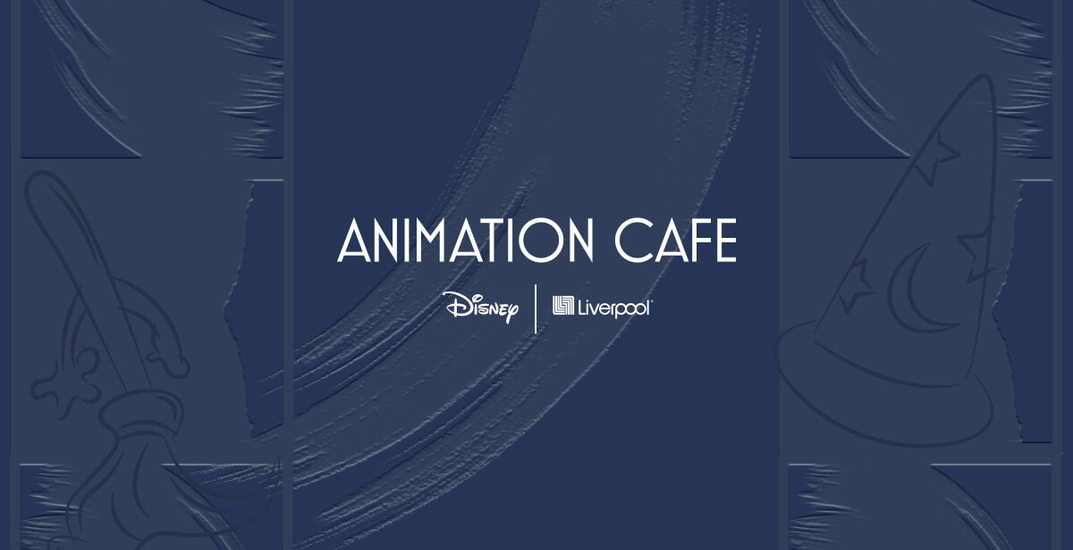 AnimationCafe-01 Logotipo Animation Cafe de Disney y Liverpool